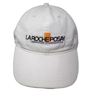La Roche Posay Baseball Cap White OS Strapback Embroidered Logo Adjustable Hat